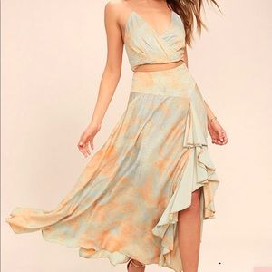 Free People Two-Piece Maxi Dress